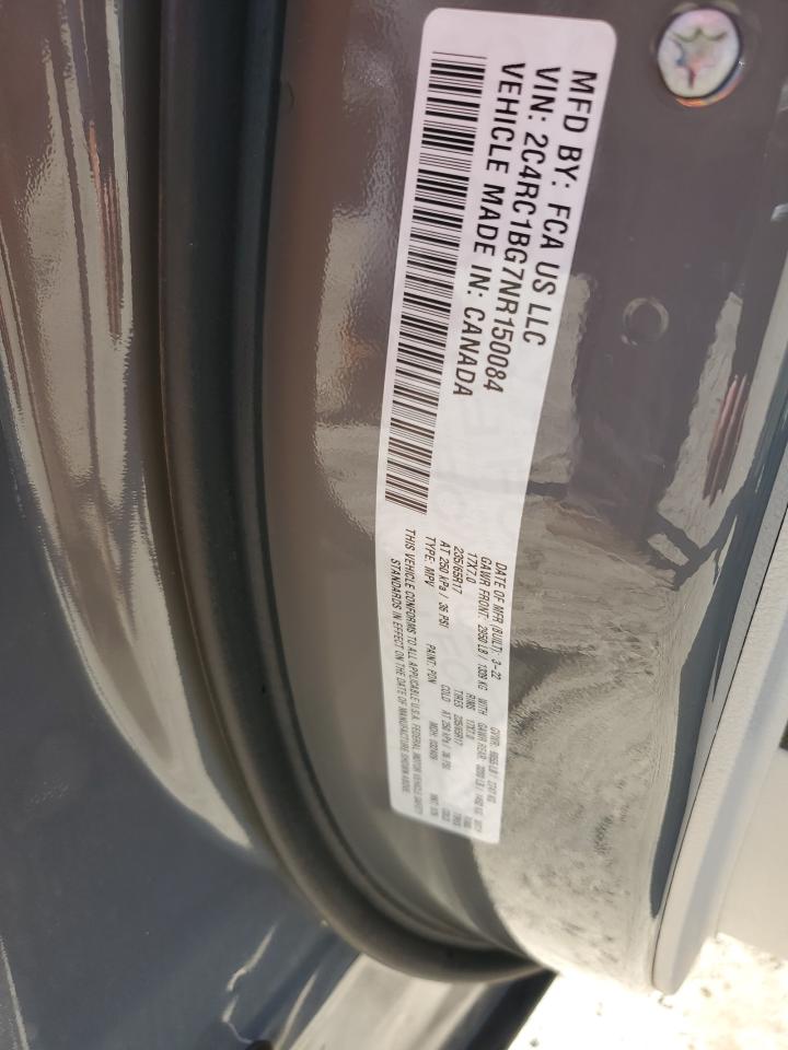 2022 CHRYSLER PACIFICA TOURING L VIN:5UXTS3C52KLR73137