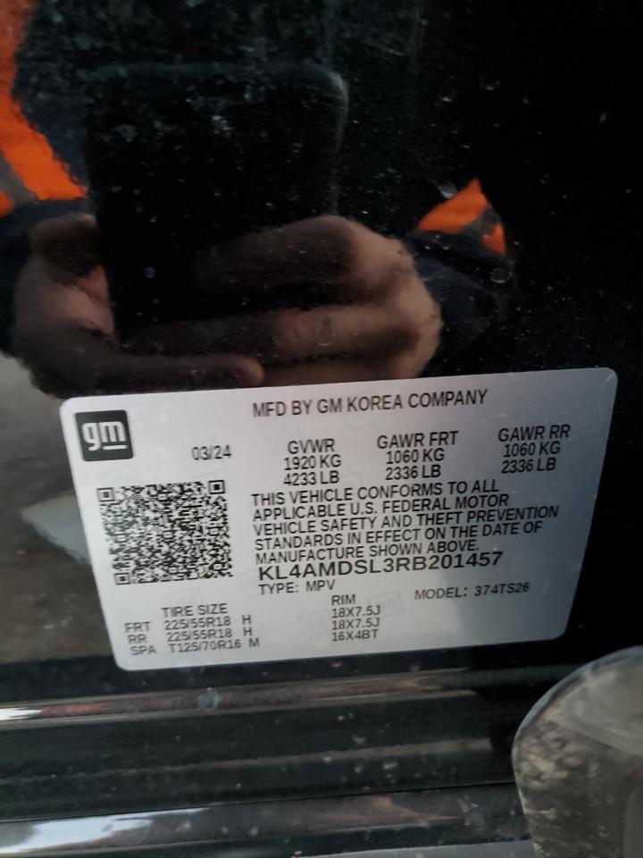 2024 BUICK ENCORE GX SPORT TOURING VIN:KL4AMDSL3RB201457