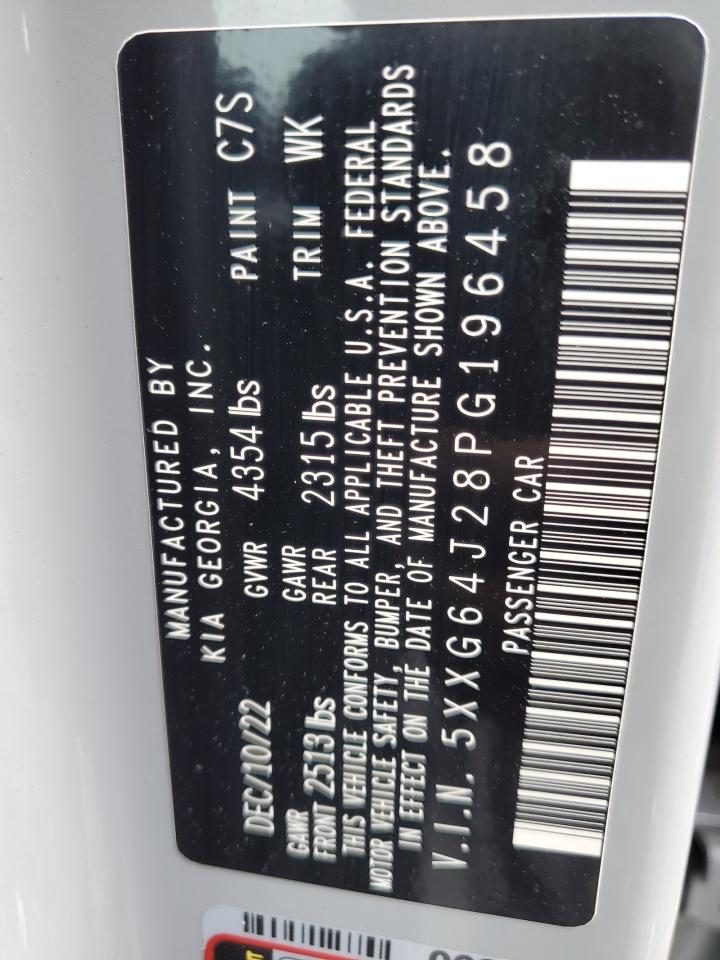 2023 KIA K5 GT LINE VIN:5XXG64J28PG196458