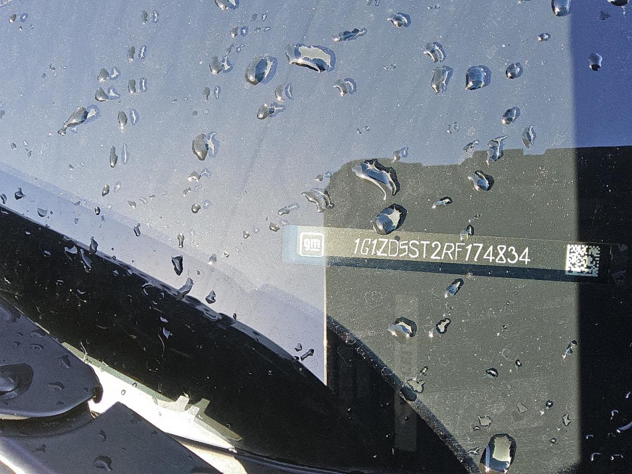 2024 CHEVROLET MALIBU LT VIN:1G1ZD5ST2RF174834