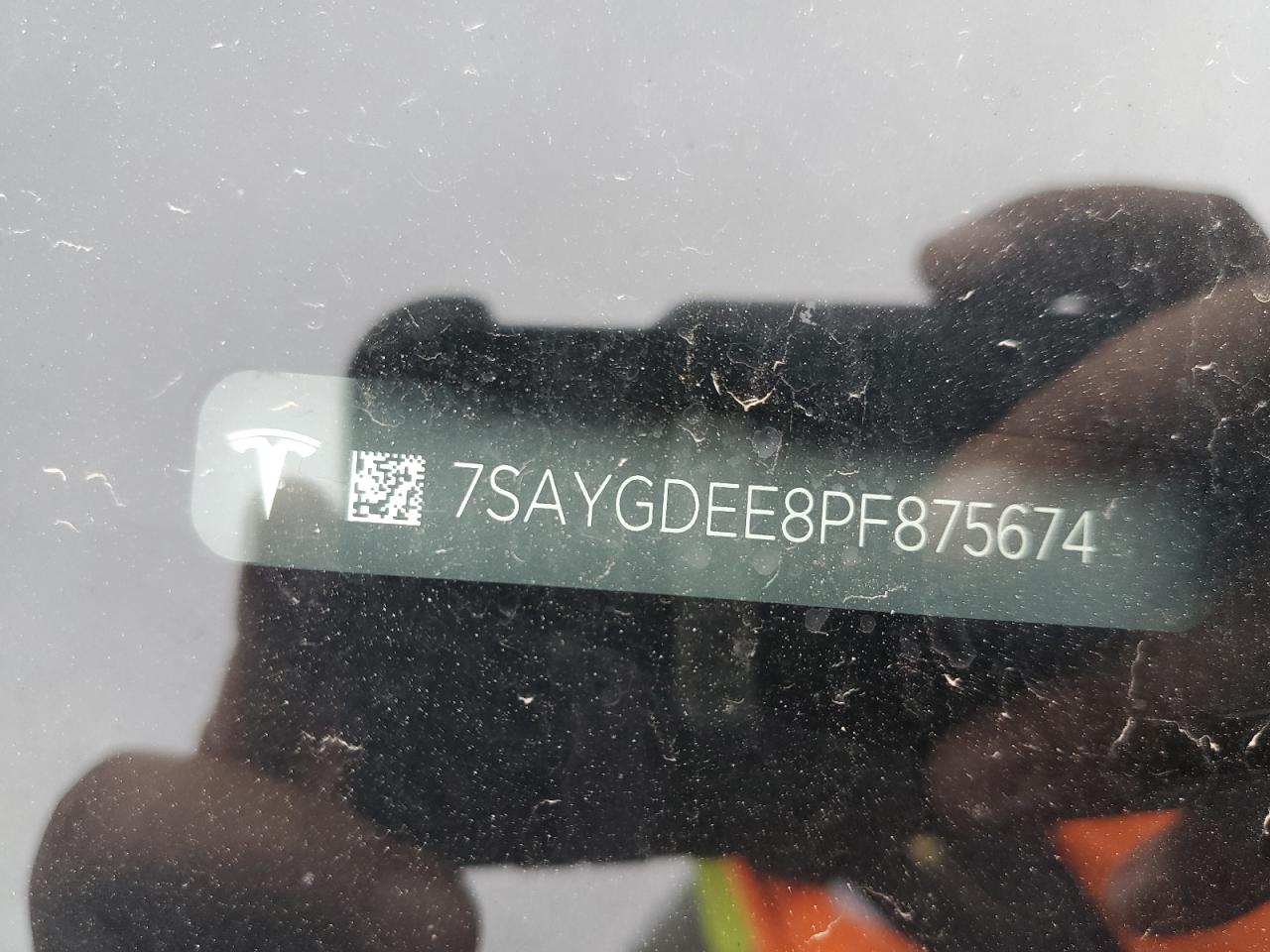 2023 TESLA MODEL Y VIN:7SAYGDEE8PF875674
