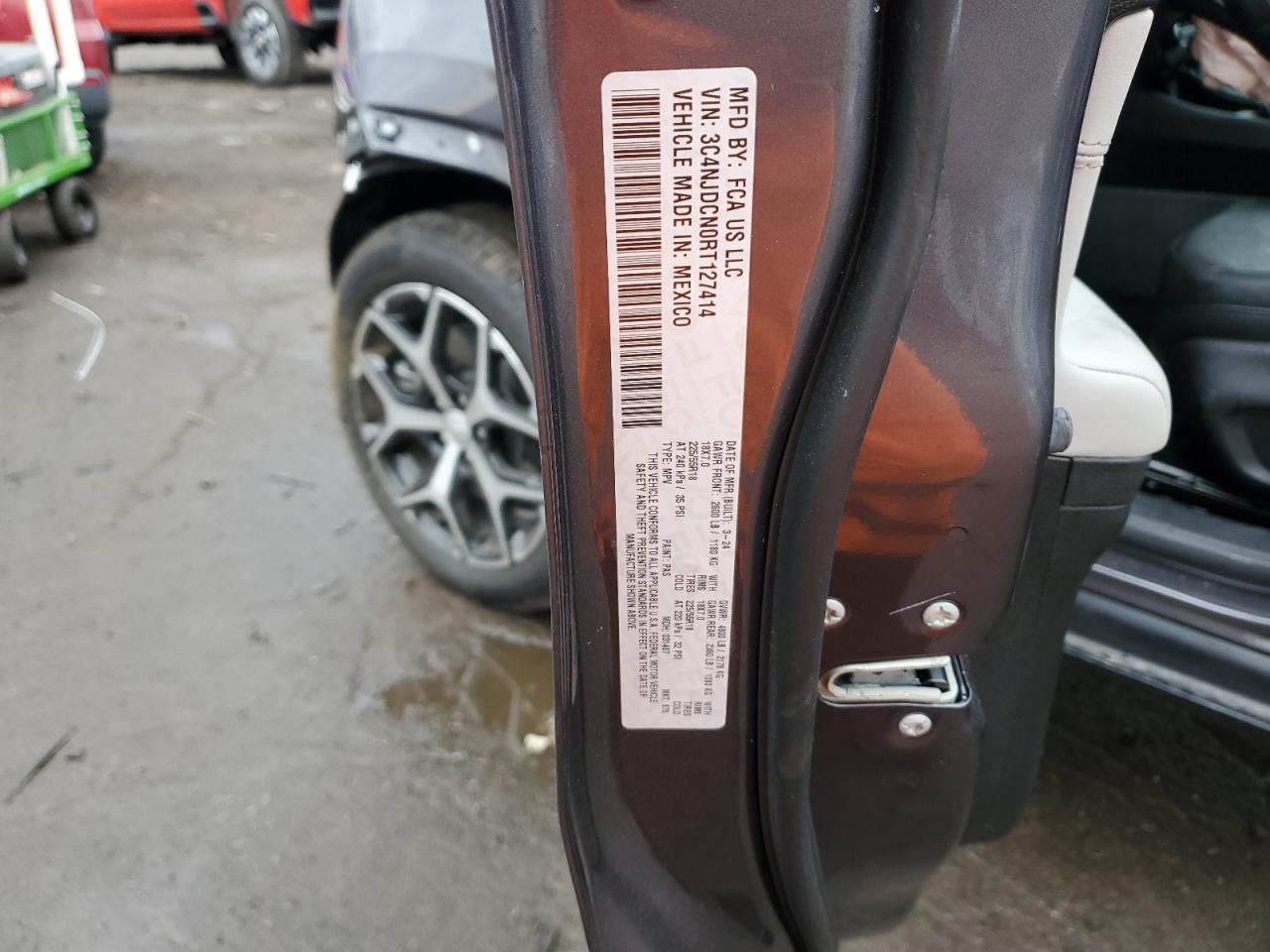 2024 JEEP COMPASS LIMITED VIN:3C4NJDCN0RT127414