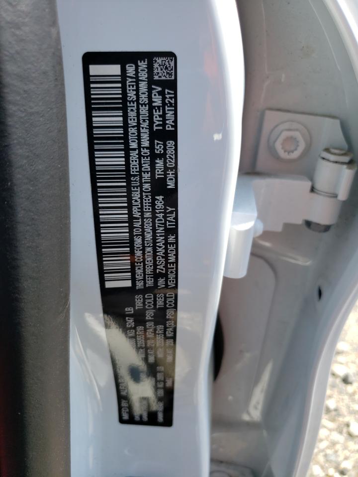 2022 ALFA ROMEO STELVIO VIN:ZASPAKAN1N7D41964