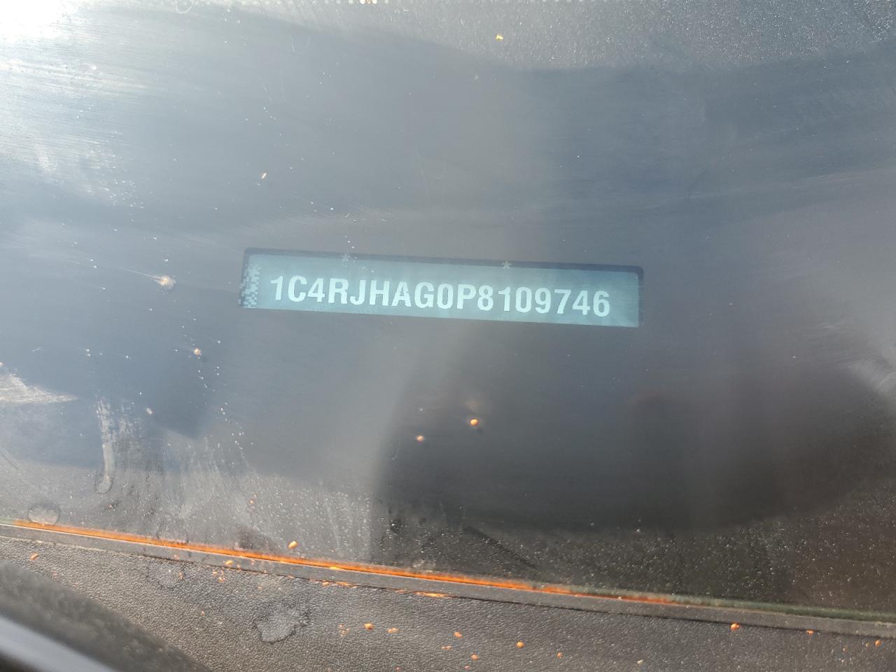 2023 JEEP GRAND CHEROKEE LAREDO VIN:1C4RJHAG0P8109746