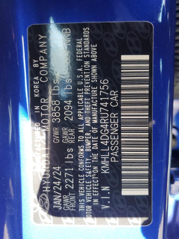 2024 HYUNDAI ELANTRA SE VIN:KMHLL4DG4RU741756