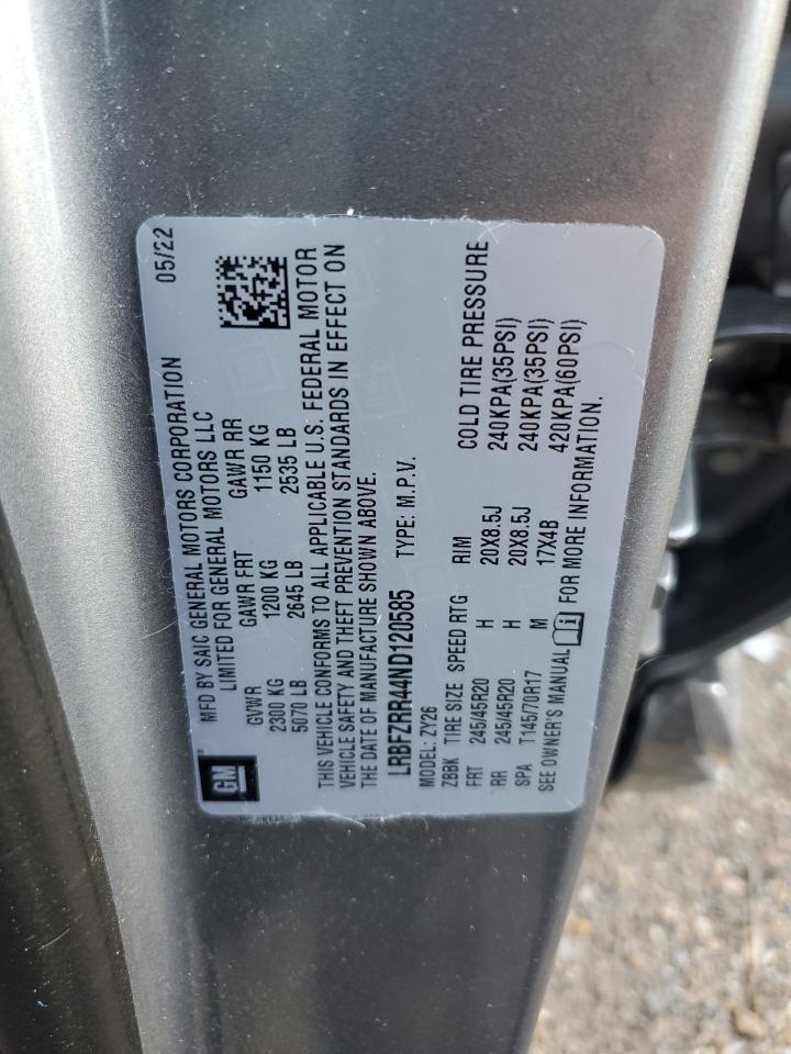 2022 BUICK ENVISION AVENIR VIN:LRBFZRR44ND120585