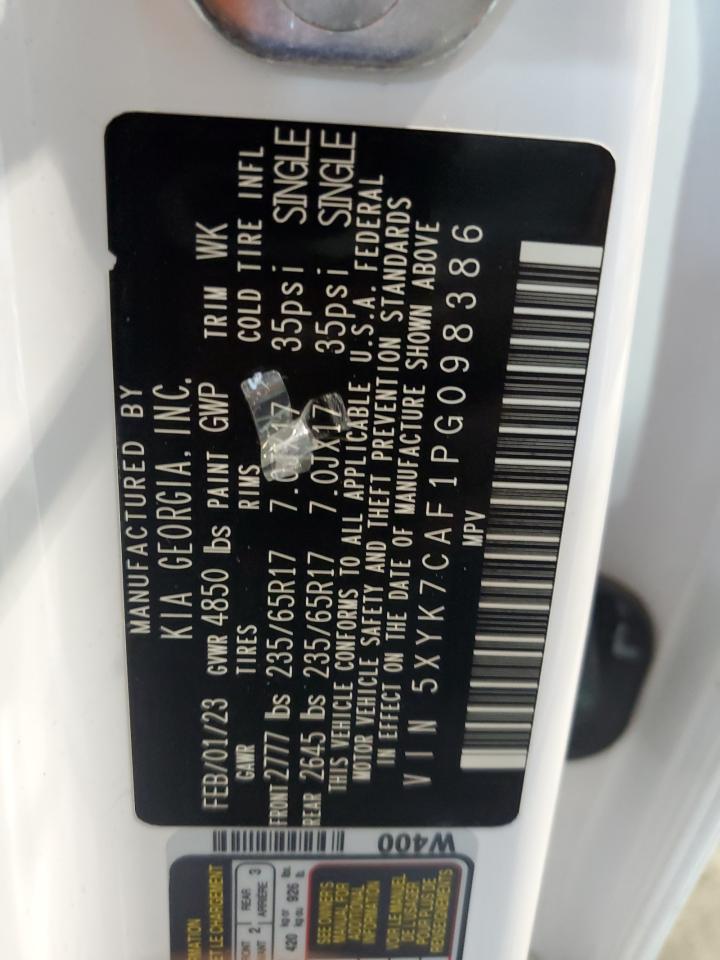 2023 KIA SPORTAGE X-PRO VIN:5XYK7CAF1PG098386