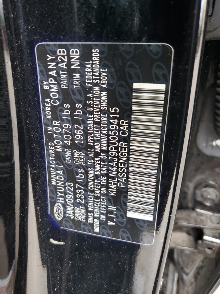 2023 HYUNDAI ELANTRA LIMITED VIN:KMHLN4AJ9PU059415