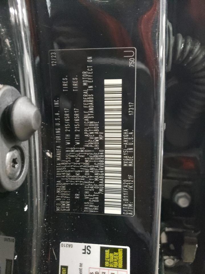 2024 TOYOTA COROLLA CROSS LE VIN:7MUBAABG4RV082840