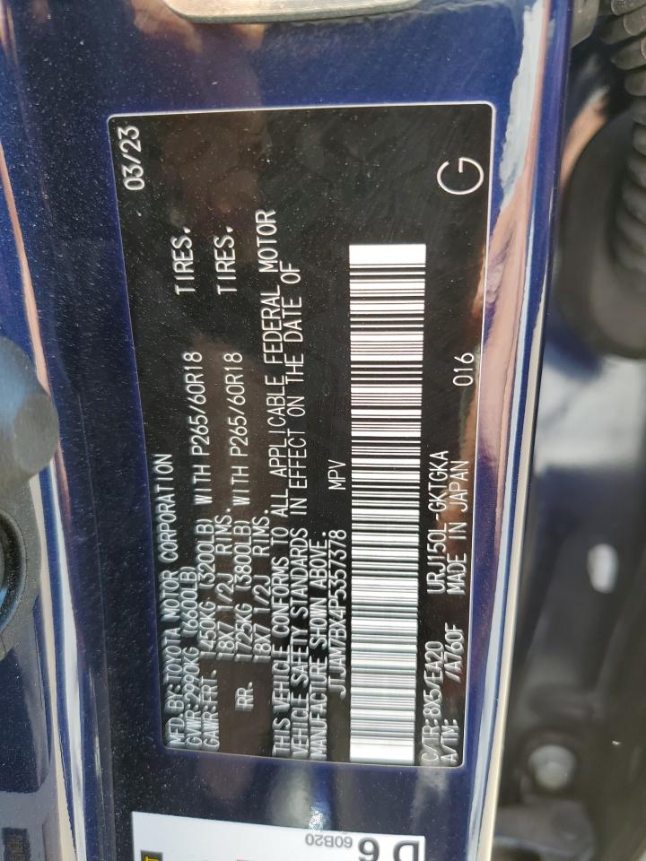 2023 LEXUS GX 460 VIN:JTJAM7BX4P5357378