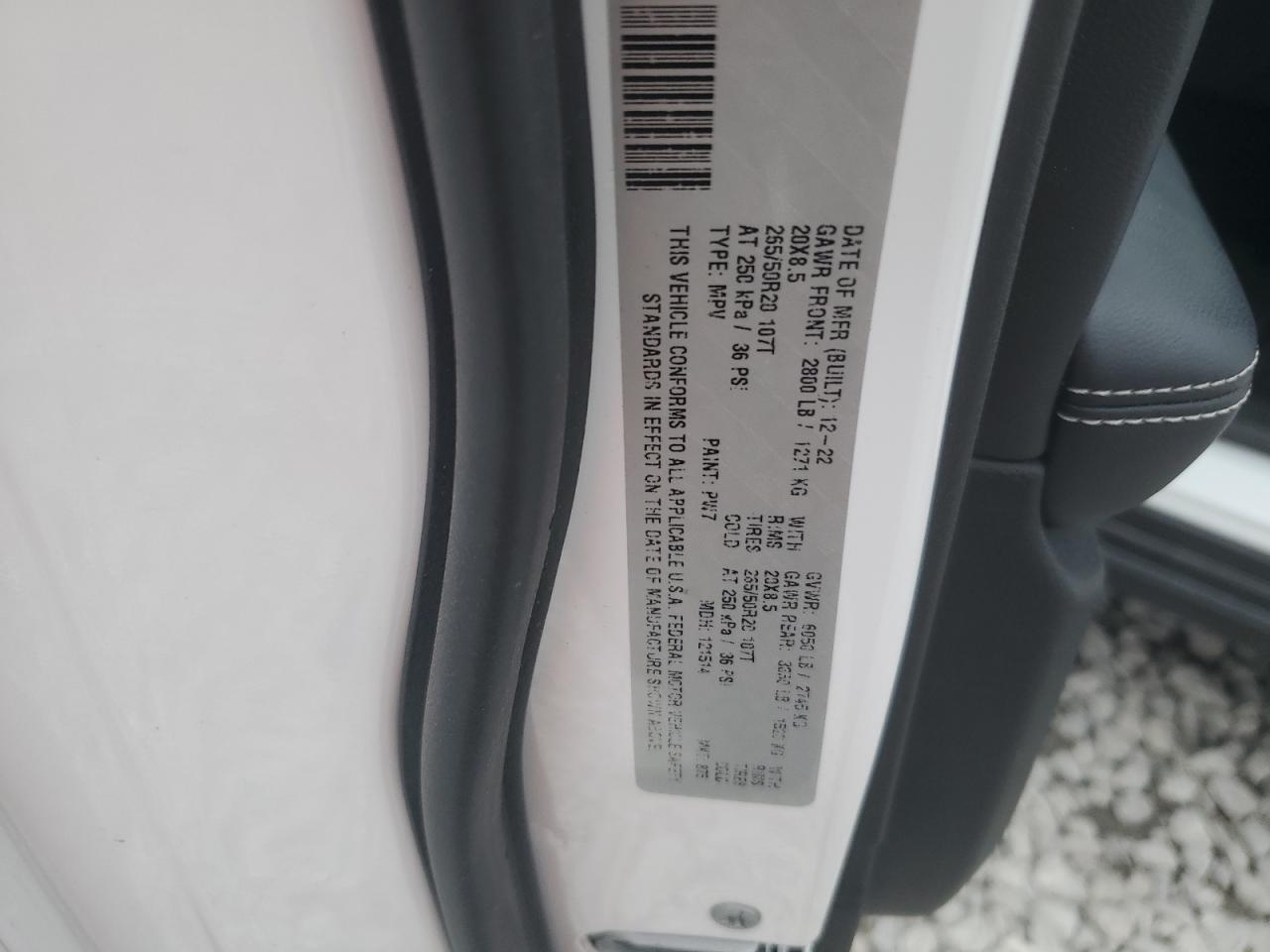 2023 JEEP GRAND CHEROKEE LAREDO VIN:1C4RJHAG2PC530655