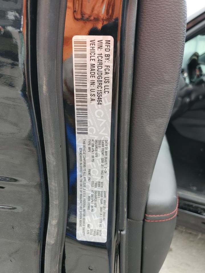 2024 DODGE DURANGO GT VIN:1C4RDJDG8RC155464