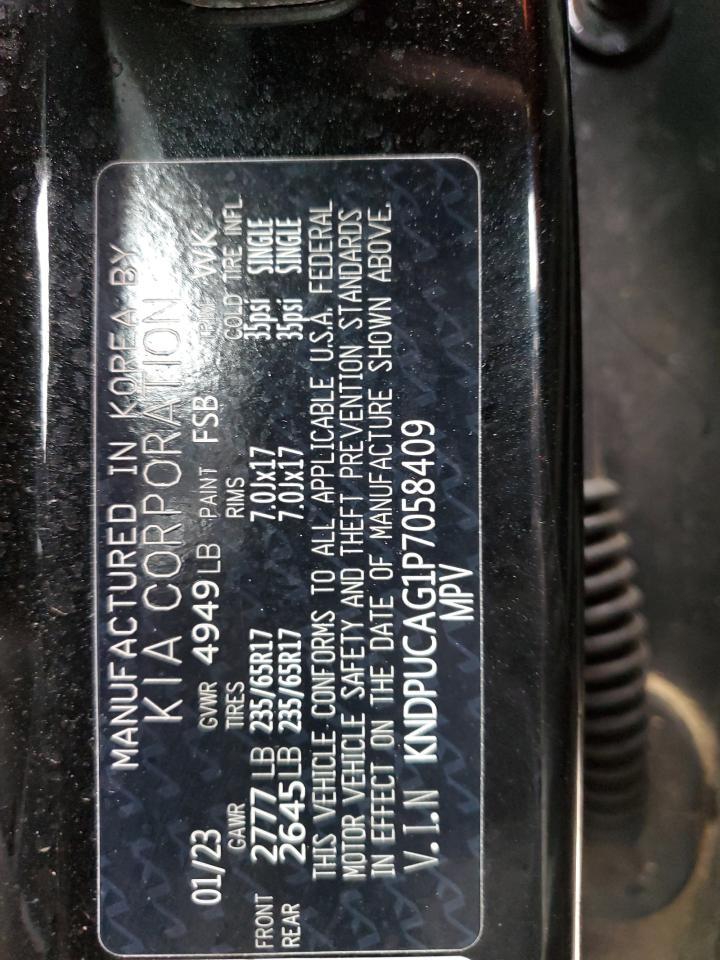 2023 KIA SPORTAGE LX VIN:KNDPUCAG1P7058409