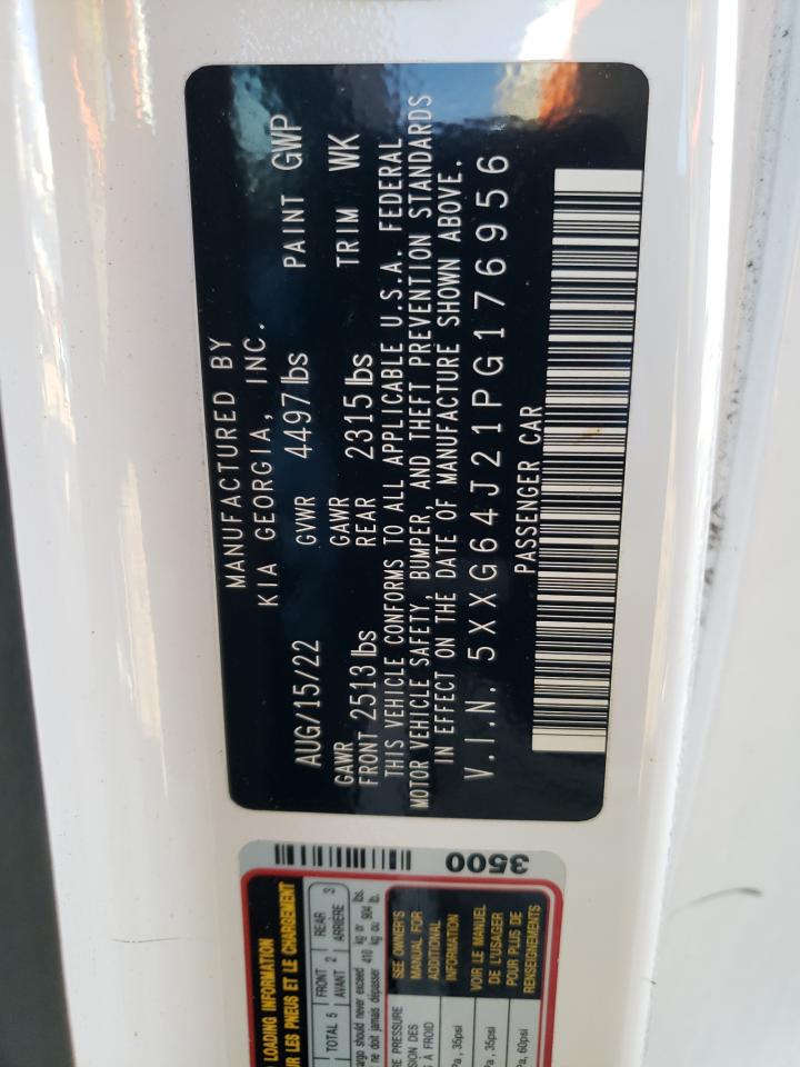 2023 KIA K5 GT LINE VIN:5XXG64J21PG176956