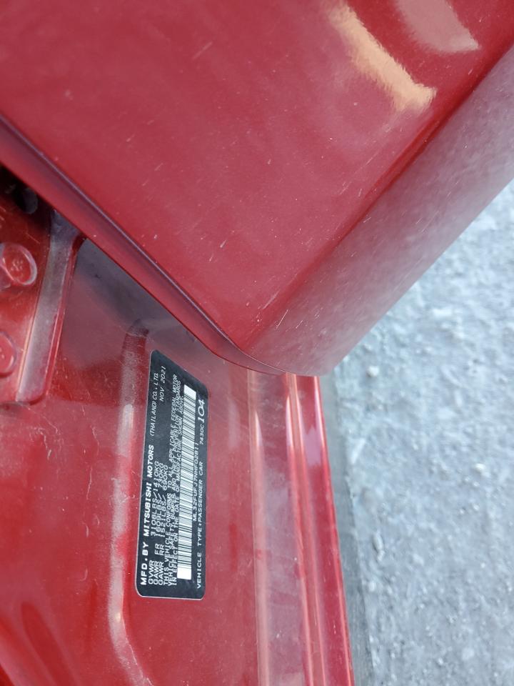 2022 MITSUBISHI MIRAGE G4 ES VIN:ML32FUFJ7NHF02811