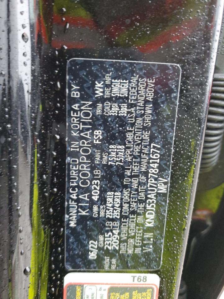 2023 KIA SOUL GT LINE VIN:KNDJ53AU7P7841677