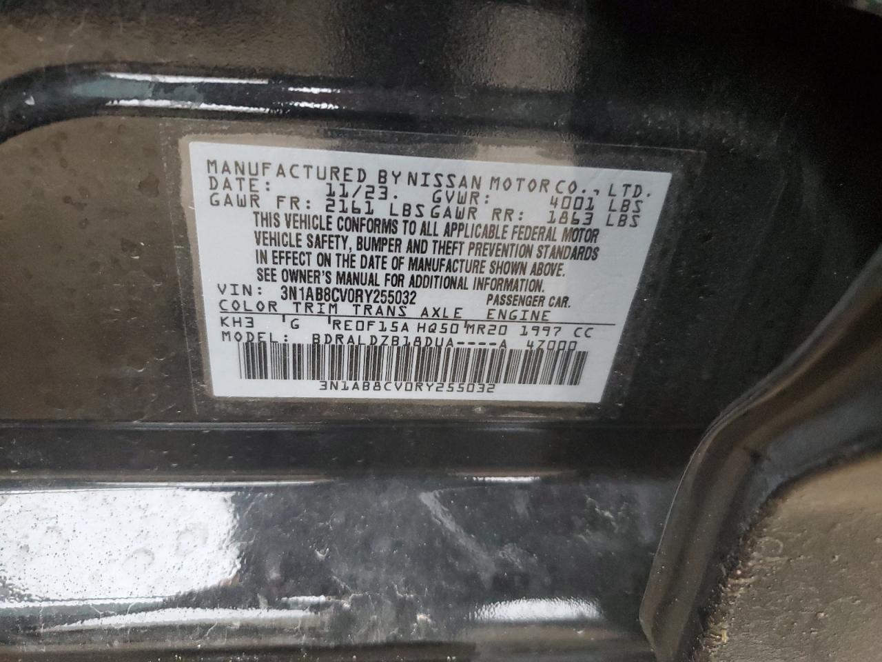 2024 NISSAN SENTRA SV VIN:3N1AB8CV0RY255032
