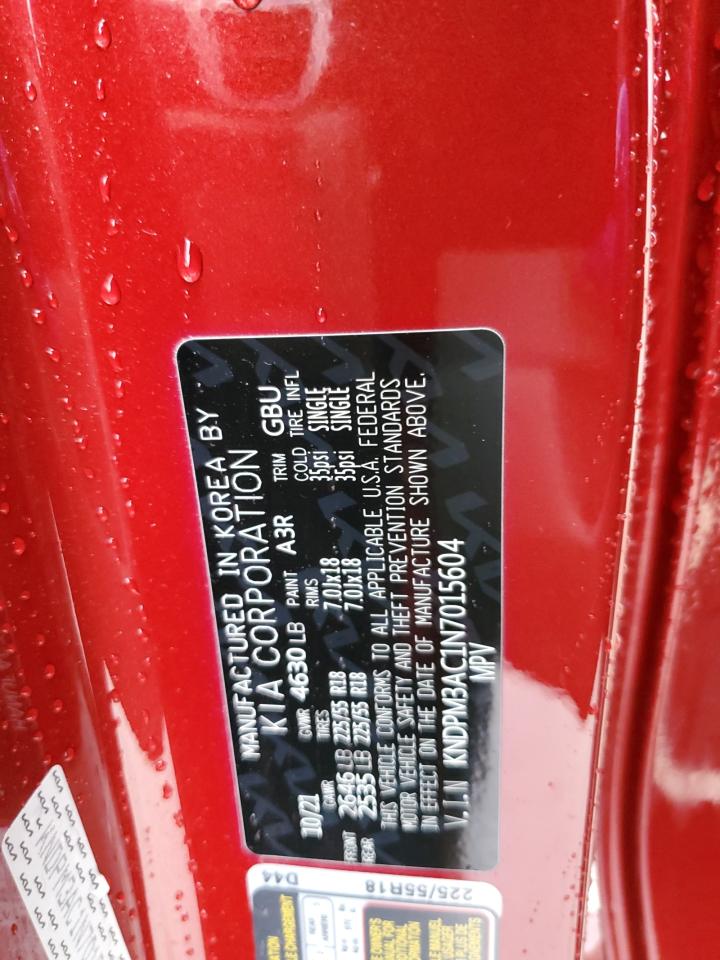 2022 KIA SPORTAGE LX VIN:KNDPM3AC1N7015604