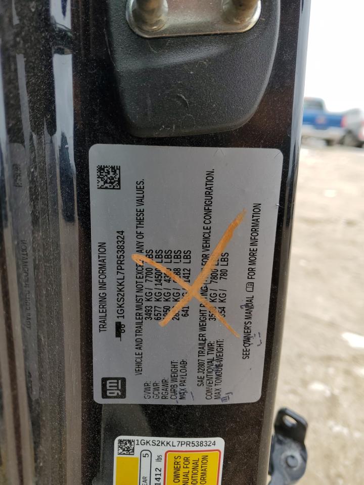 2023 GMC YUKON XL DENALI ULTIMATE VIN:1GKS2KKL7PR538324