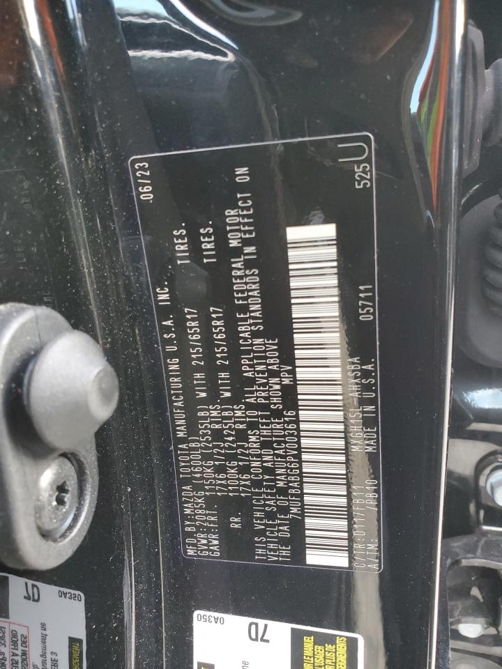 2023 TOYOTA COROLLA CROSS LE VIN:7MUFBABG6PV003616