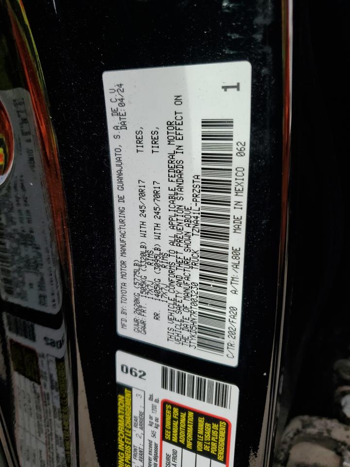 2024 TOYOTA TACOMA DOUBLE CAB VIN:3TYKD5HN7RT003230