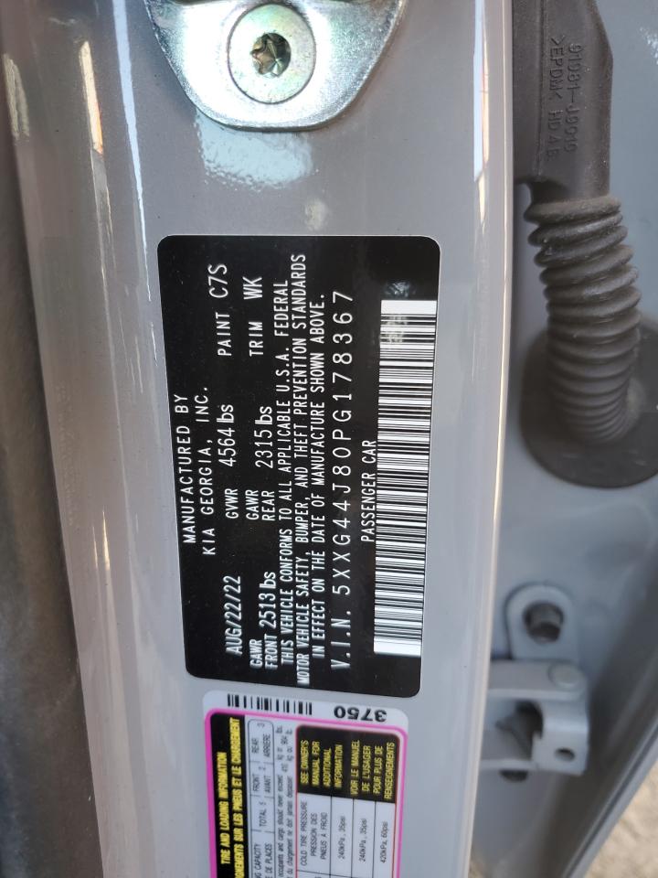 2023 KIA K5 GT VIN:5XXG44J80PG178367