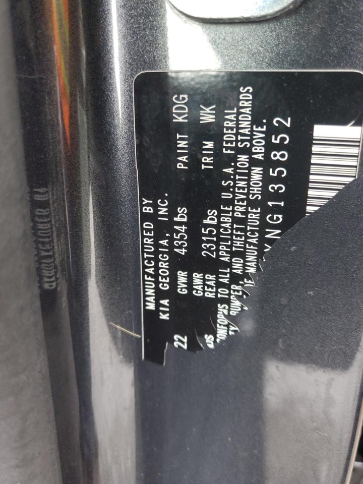 2022 KIA K5 LXS VIN:5XXG14J2XNG135852