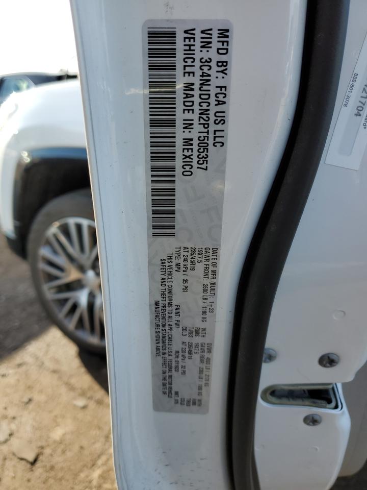 2023 JEEP COMPASS LIMITED VIN:3C4NJDCN2PT505357
