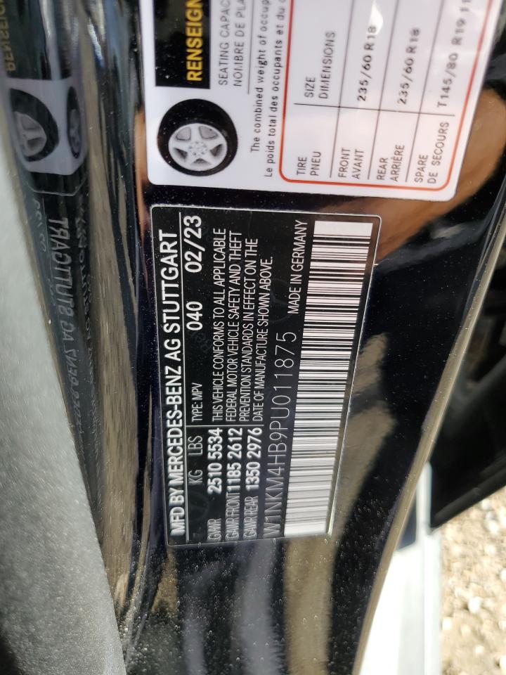 2023 MERCEDES-BENZ GLC 300 4MATIC VIN:W1NKM4HB9PU011875