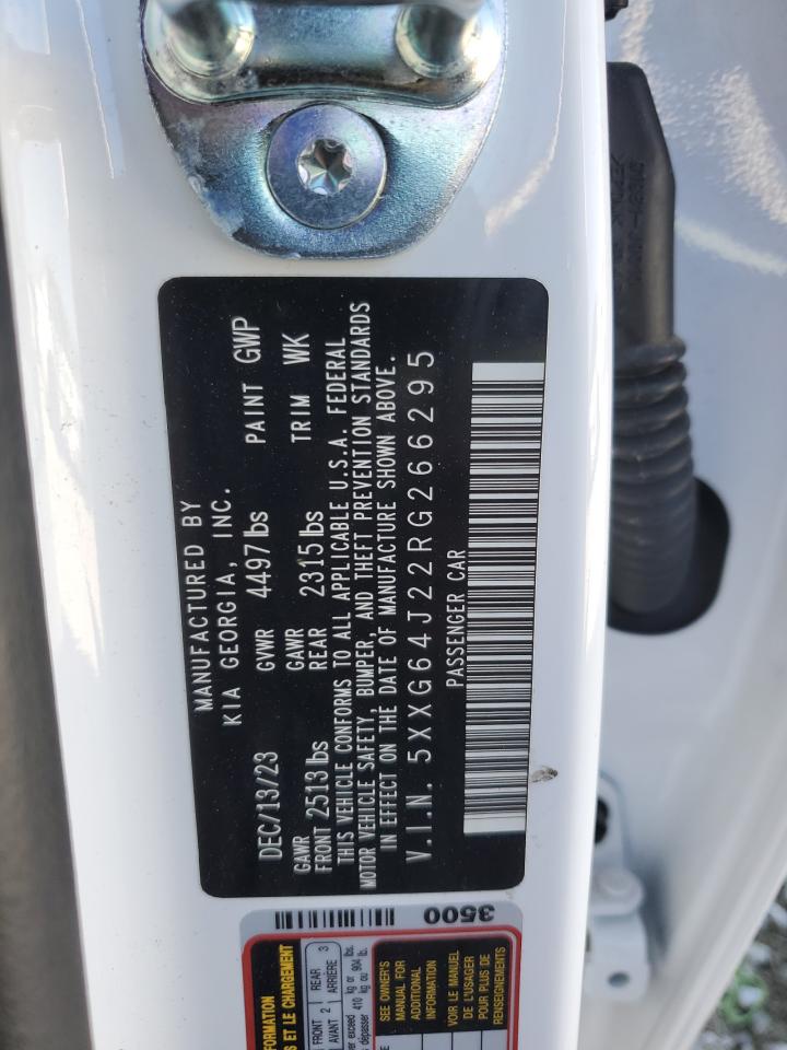 2024 KIA K5 GT LINE VIN:5XXG64J22RG266295