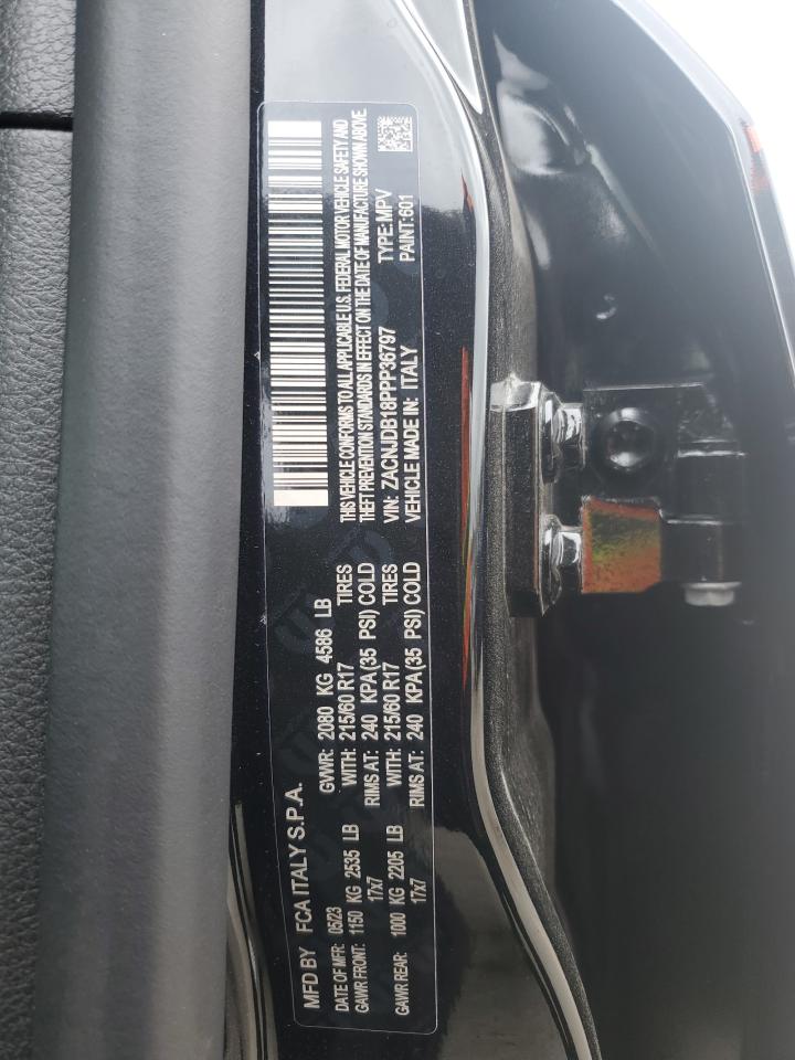 2023 JEEP RENEGADE LATITUDE VIN:ZACNJDB18PPP36797