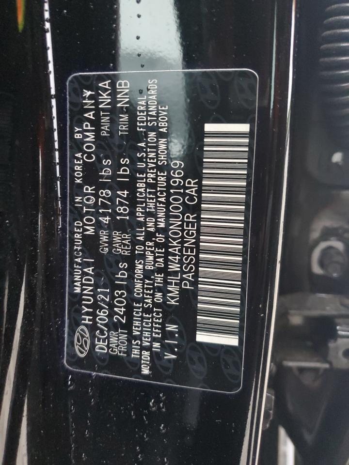 2022 HYUNDAI ELANTRA N VIN:KMHLW4AK0NU001969
