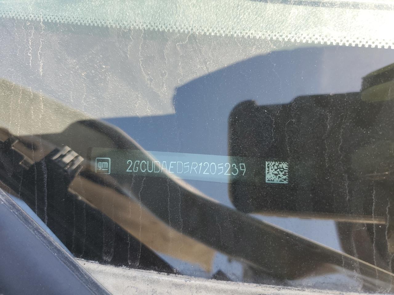 2024 CHEVROLET SILVERADO K1500 VIN:2GCUDAED5R1205239