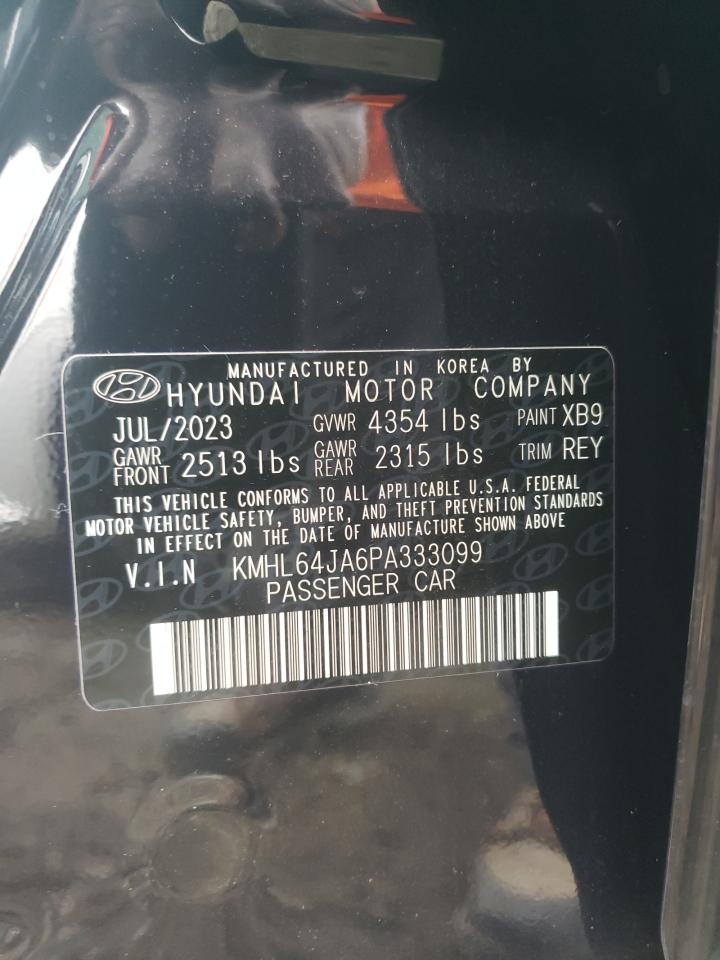 2023 HYUNDAI SONATA SEL VIN:KMHL64JA6PA333099