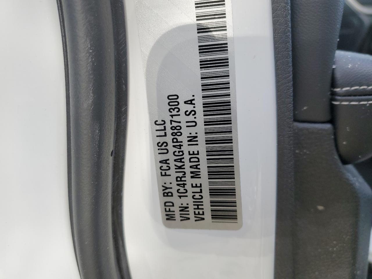 2023 JEEP GRAND CHEROKEE L LAREDO VIN:1C4RJKAG4P8871300
