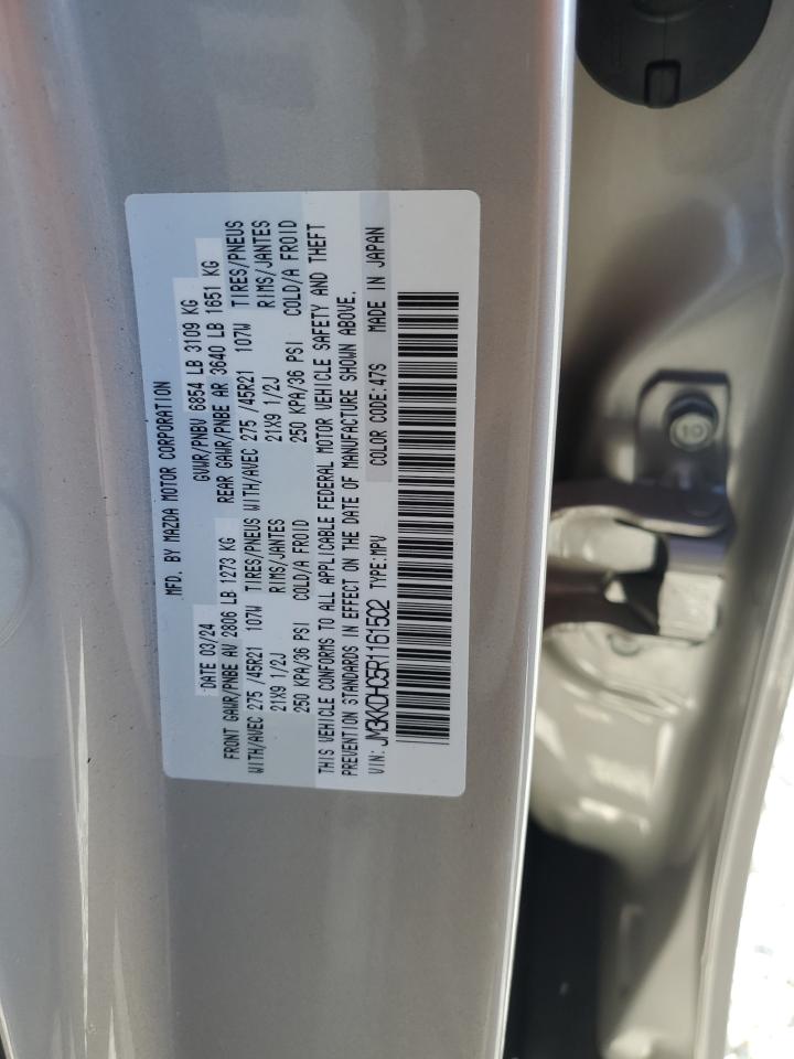 2024 MAZDA CX-90 PREMIUM VIN:JM3KKDHC5R1161502