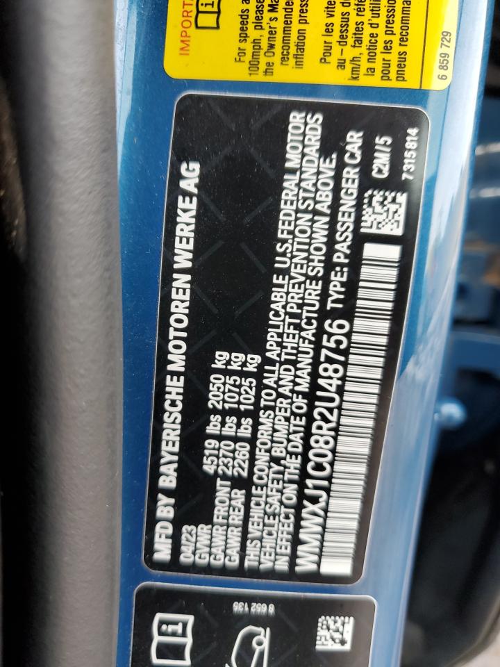 2024 MINI COOPER S CLUBMAN ALL4 VIN:WMWXJ1C08R2U48756
