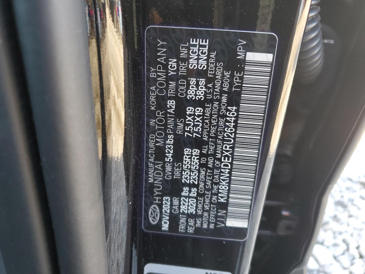 2024 HYUNDAI IONIQ 5 SEL VIN:KM8KN4DEXRU264464