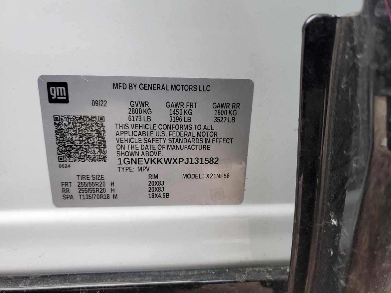 2023 CHEVROLET TRAVERSE PREMIER VIN:1GNEVKKWXPJ131582