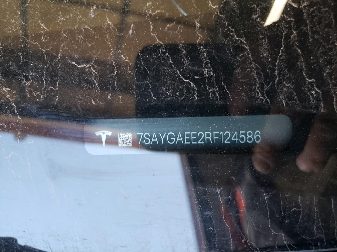 2024 TESLA MODEL Y VIN:7SAYGAEE2RF124586