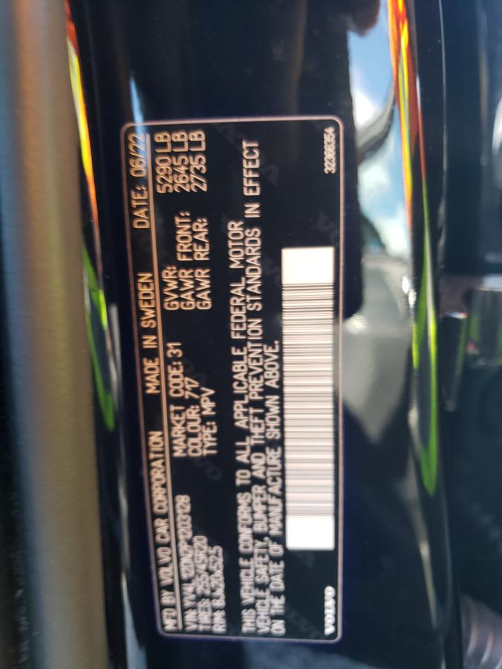 2023 VOLVO XC60 PLUS VIN:YV4L12DN2P1203128