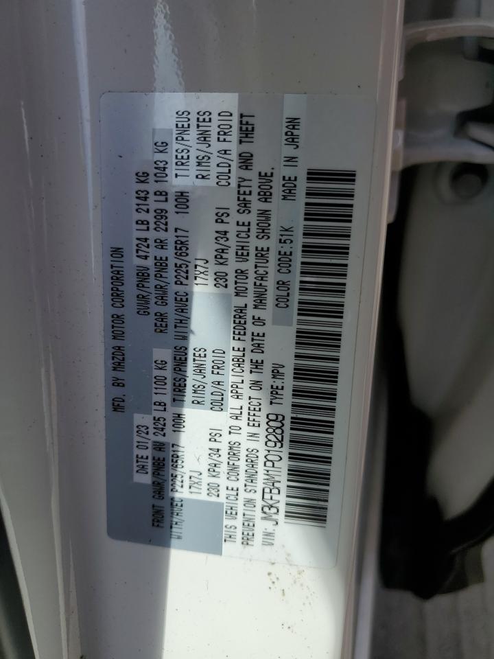 2023 MAZDA CX-5 VIN:JM3KFBAM1P0192809