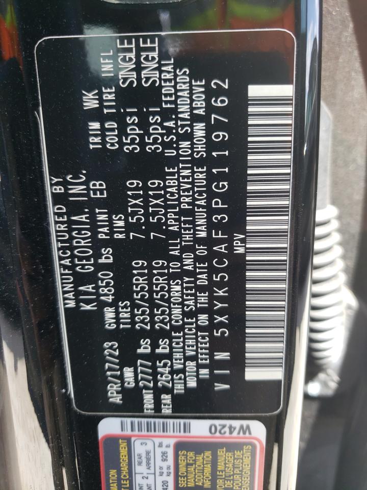 2023 KIA SPORTAGE SX PRESTIGE VIN:5XYK5CAF3PG119762