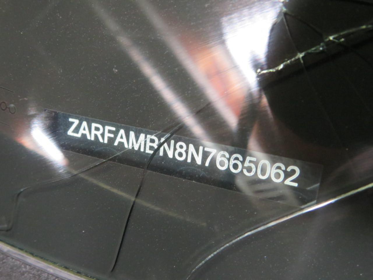 2022 ALFA ROMEO GIULIA SUPER VIN:ZARFAMBN8N7665062