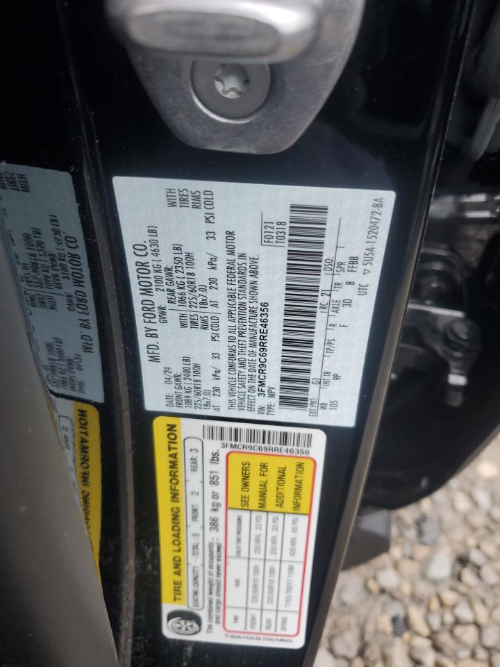 2024 FORD BRONCO SPORT OUTER BANKS VIN:3FMCR9C69RRE46356