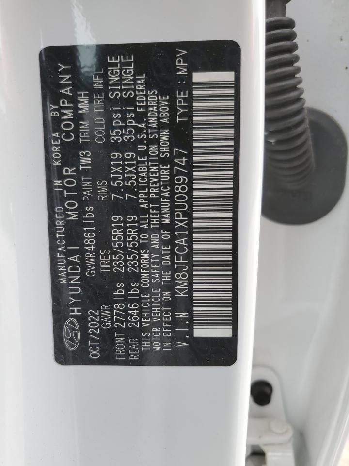 2023 HYUNDAI TUCSON SEL CONVENIENCE VIN:KM8JFCA1XPU089747