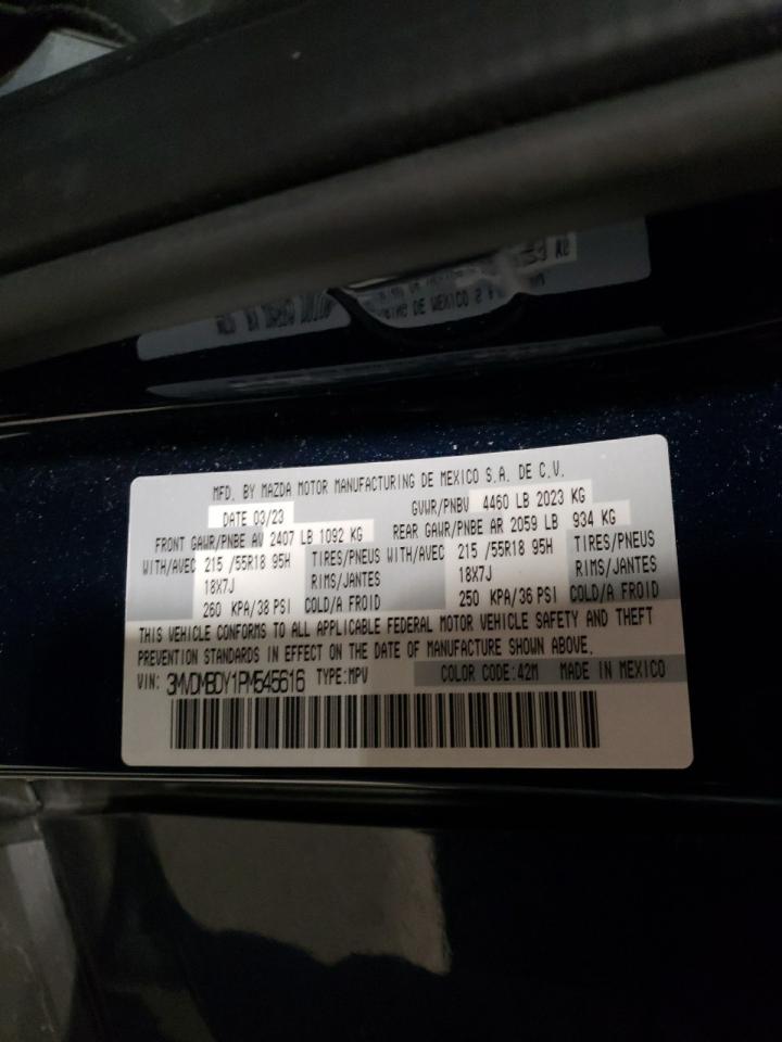 2023 MAZDA CX-30 PREMIUM VIN:3MVDMBDY1PM545616