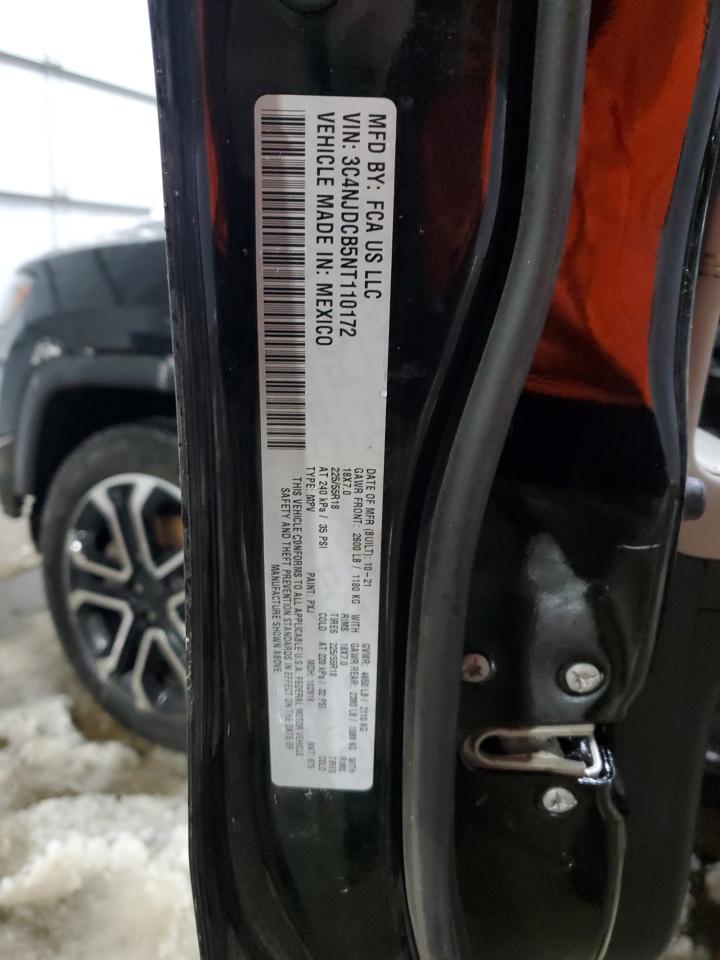 2022 JEEP COMPASS LIMITED VIN:3C4NJDCB5NT110172