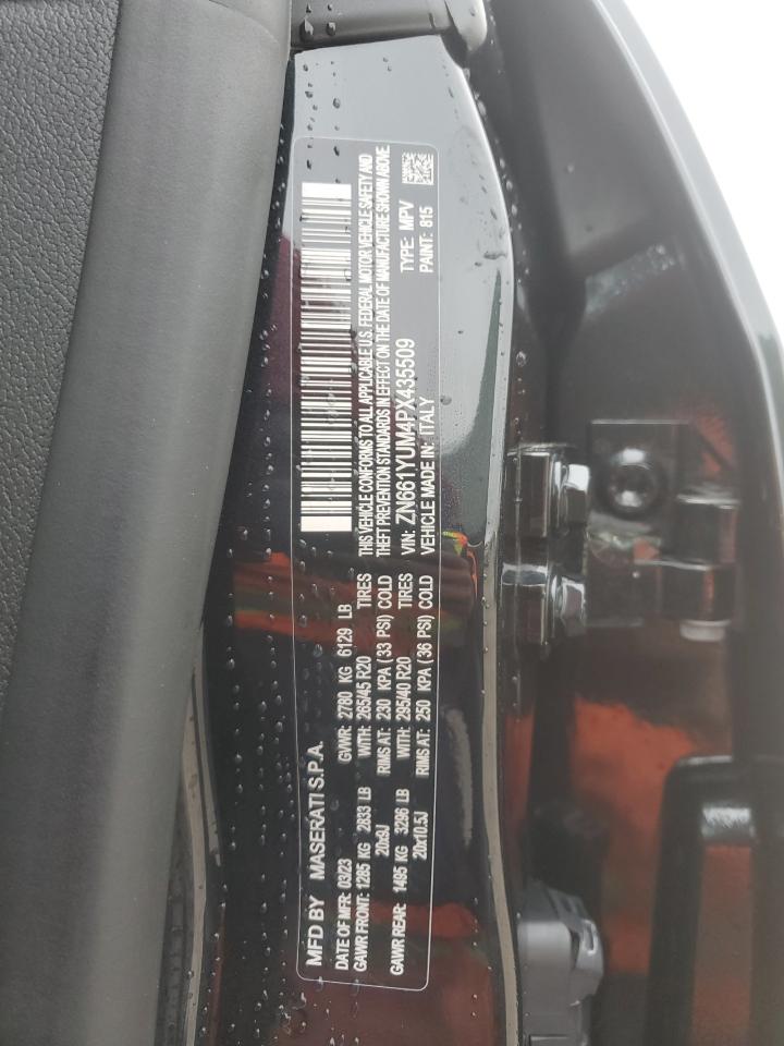 2023 MASERATI LEVANTE MODENA VIN:ZN661YUM4PX435509