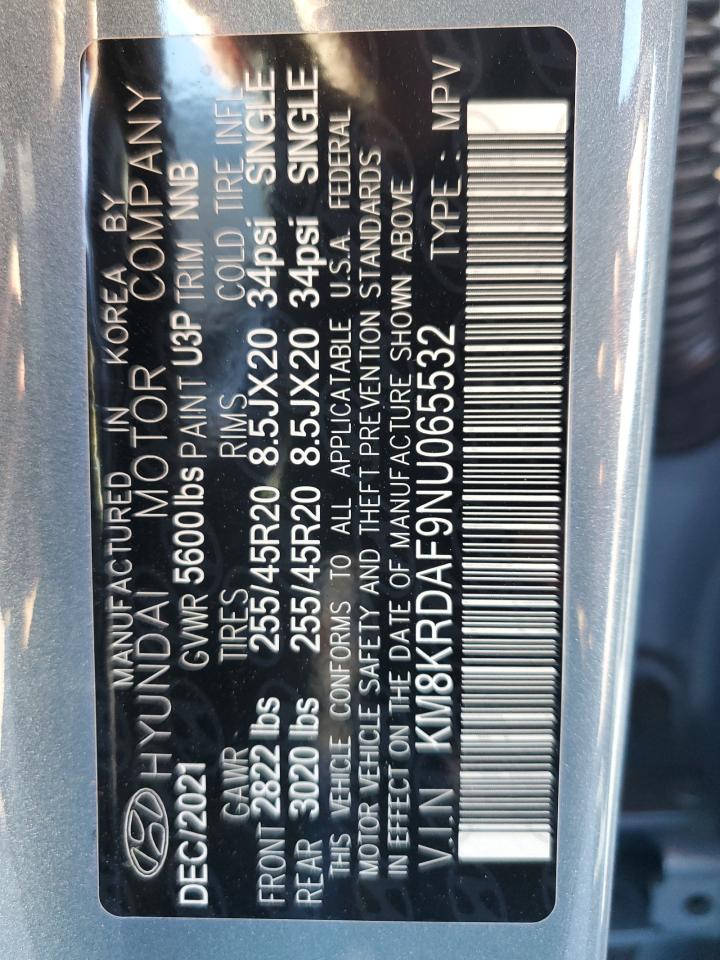 2022 HYUNDAI IONIQ 5 LIMITED VIN:KM8KRDAF9NU065532